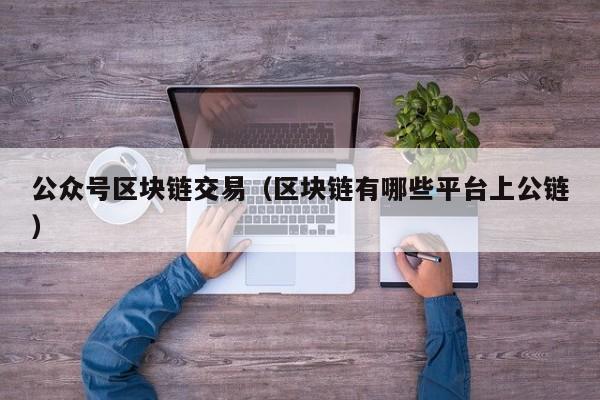 公众号区块链交易(区块链有哪些平台上公链)